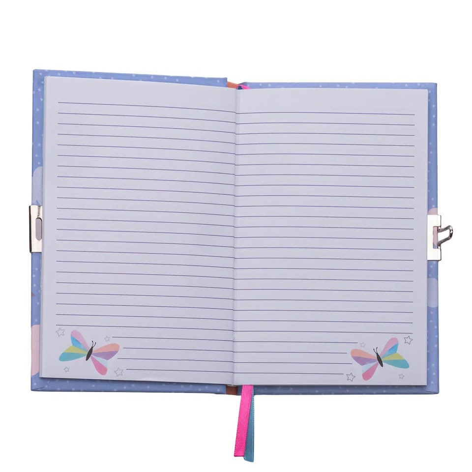 image 1 of Floss & Rock Children's Lockable Secret Diary Notebook - Fantasy