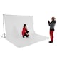 image 2 of Backdrop system, full set 3x6m with carry bag | White | white | 300 x 600 cm | 1