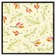 image 2 of Green branches on light background (Picture Frame) Grey | L