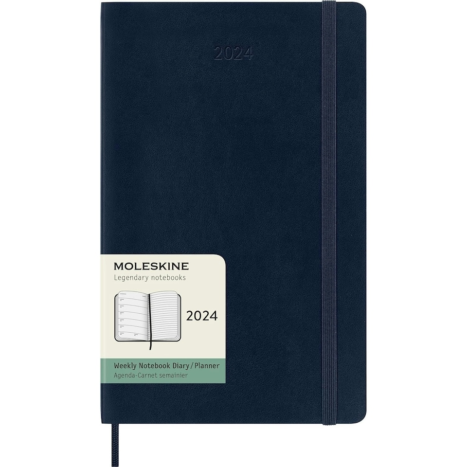 image 1 of Moleskine 12M Weekly XL Planner - Sapphire Blue - One Size