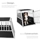 image 3 of Dog Crate - aluminium, angled back wall, lockable, 66 x 90 x 69.5 cm