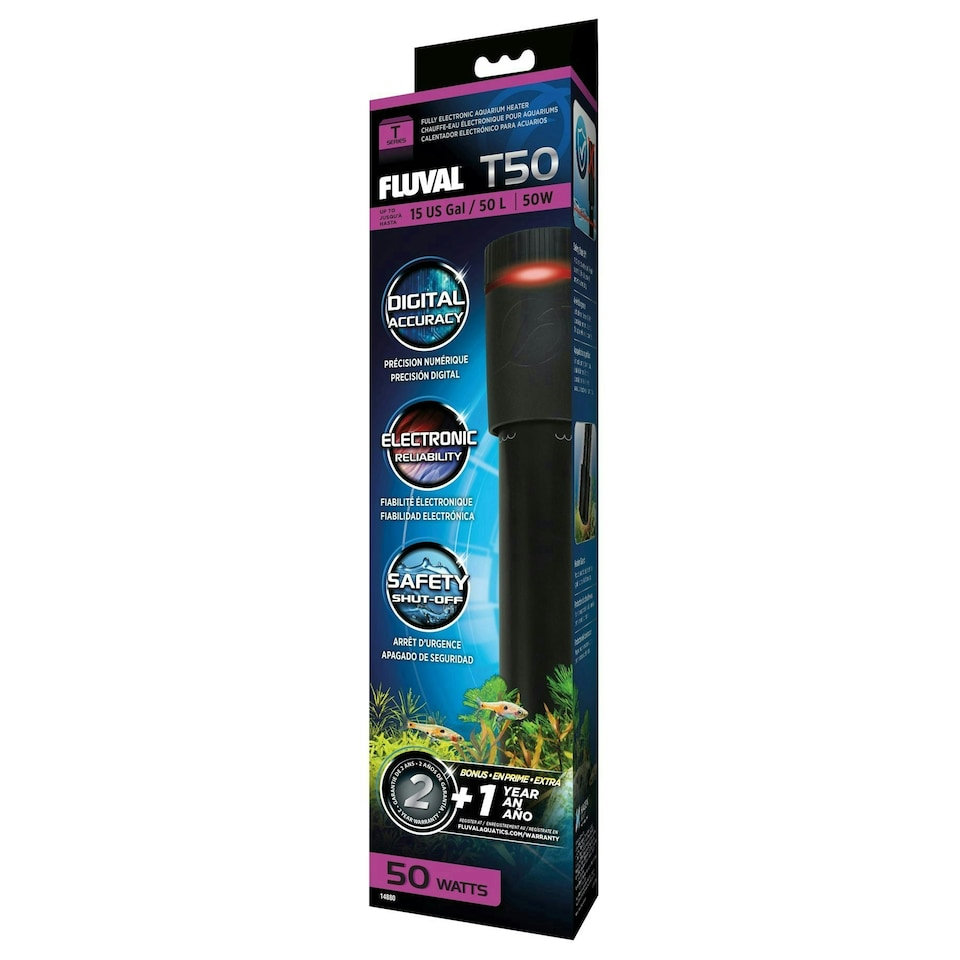 image 1 of Fluval T-Series Aquarium Heaters N/A