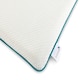 image 1 of Summerby Sleep Small Double Size 2.5cm Deep Memory Foam Mattress Topper White | One Size