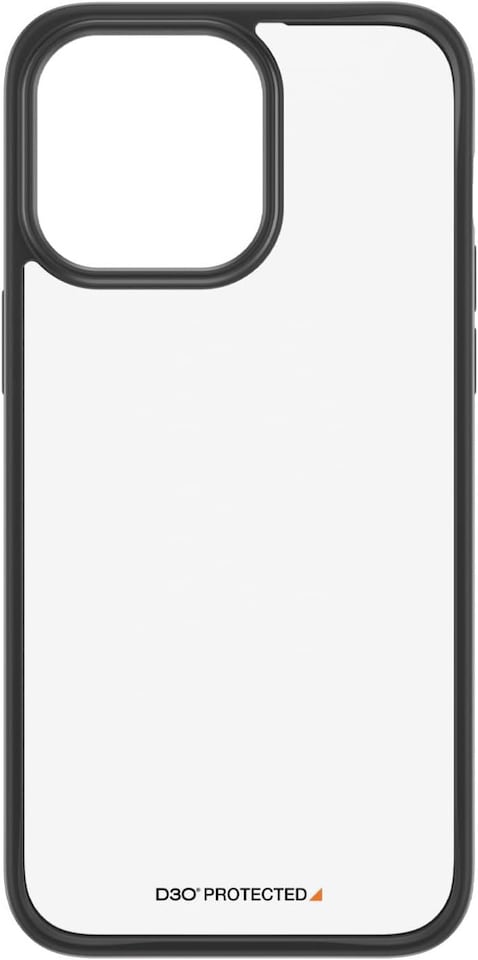 image 1 of Panzer Glass Military Grade Standard Clear Case for iPhone 15 Pro Max 6.7 Black Edition - 1179