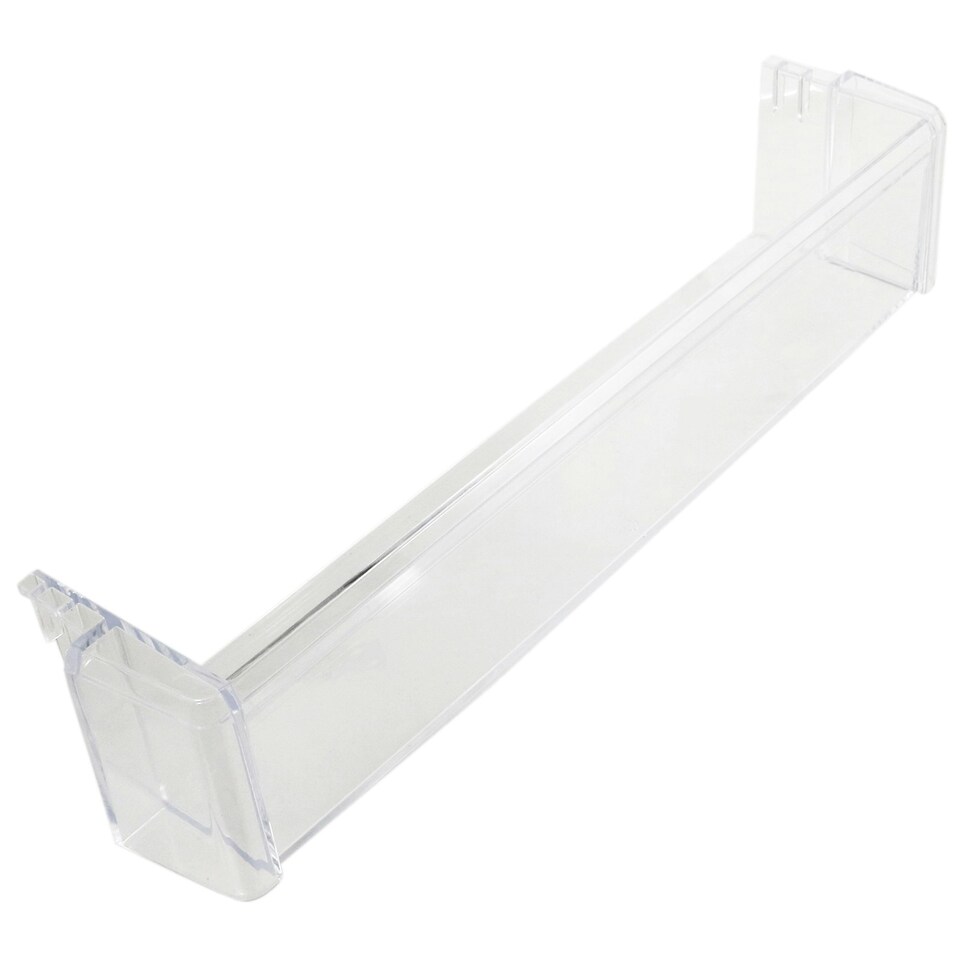 image 1 of SPARES2GO Upper Lower Door Shelf for CDA BC2763/0 BK2963FA/0 BK3163/0 BK3163FA/0 FW852/0 FW872/0 Fridge Freezer Clear