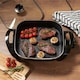 image 8 of VonShef Electric Frying Pan Square 5L with Glass Lid 1500W