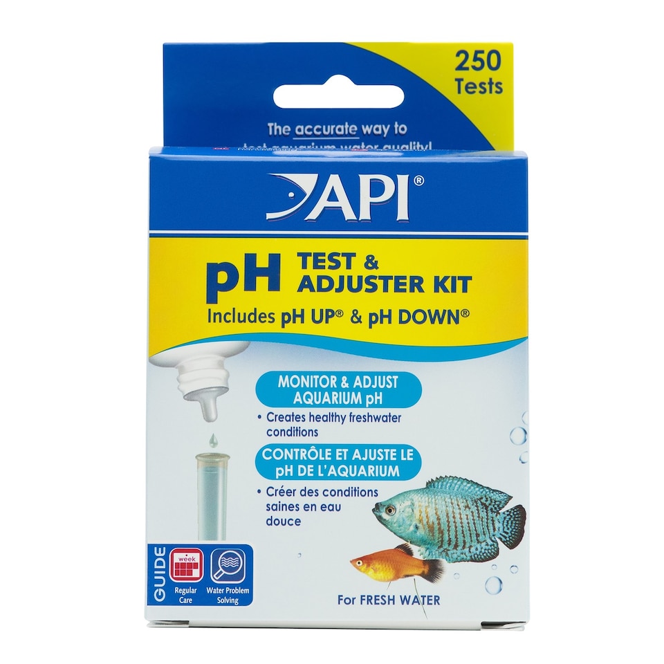 image 1 of API pH Test & Adjuster Kit Tests & Balances Aquarium pH Levels Quickly Water Treatment & Test Kit