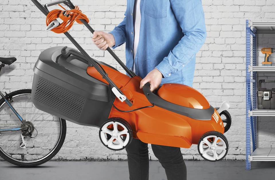 image 1 of Flymo EasiStore 340R Rotary Lawnmower