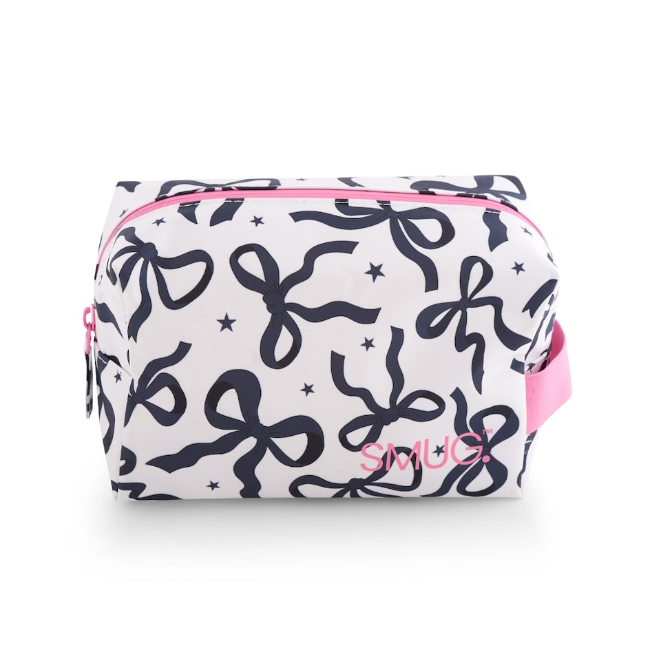 image 1 of SMUG Toiletry Bag - Bows Print