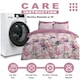 image 5 of VELVETIO Shannon Complete Duvet Cover Set with Fitted Sheet Soft Polycotton Bedding Sets Pink | King