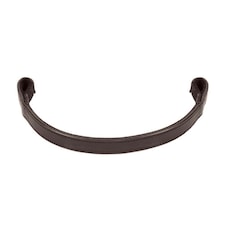 Aviemore Leather Plain Horse Browband - Havana - Pony