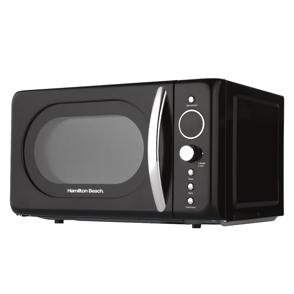 image 1 of Hamilton Beach 20L Retro Black Microwave