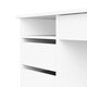 image 6 of Function Plus 4 Drawer Desk Handleless Drawer in White