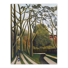 The Banks of the Bievre Rousseau Vintage Wall Art Poster Print 12X16"