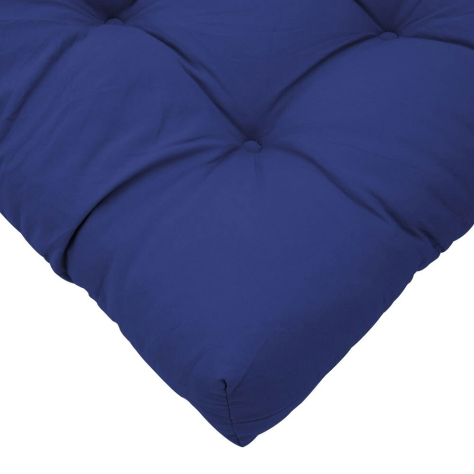 image 1 of Living and Home Set of 2 Outdoor Lounge Chair Cushions, Navy Blue