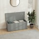 image 7 of HOMCOM Storage Chest With Lid, 113L Storage Box Grey