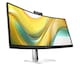 image 2 of HP Series 5 Pro 34 inch WQHD USB-C Conferencing Monitor - 534pm, 86.4 cm (34"), 3440 x 1440 pixels, Wide Quad HD, LCD, 5 ms, Black | Black | Black | 79.7 cm