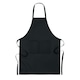 image 1 of MidOcean Raipur Colour Organic Cotton Apron - Black - One Size Black