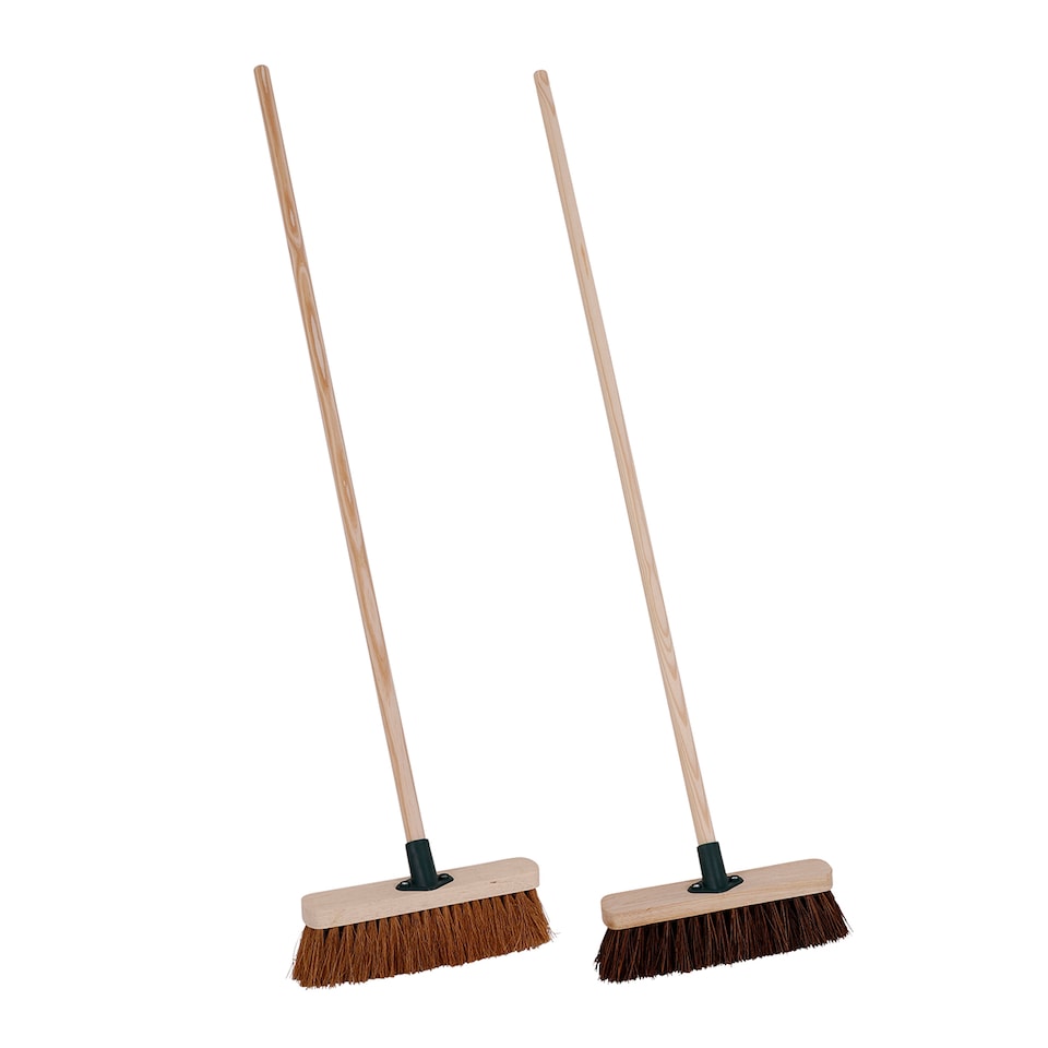 image 1 of Charles Bentley 11" Bassine and Coco Brooms Set of 2