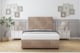 image 1 of Sloomy Lisbon Mink Naples Divan Bed With Mattress 2 Drawers Right Side With 26" Strutted Headboard & 12" Matching Footboard 6' Super King | Brown | Mink | Super King | 1