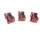 image 1 of Pack of 100 Red Translucent Pencil Sharpeners