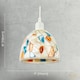 image 7 of Mother of Pearl Style Mosaic Glass Pendant Ceiling Lighting Shade