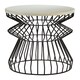 image 1 of Interiors by Premier Stylish And Versatile Side Table With Curved Base Elegant Design Lounge Table, Easy To Maintain Bedside Table