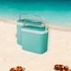 image 3 of Extra Large 36 Liter Turquoise Cooler Box