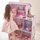 image 2 of Teamson Kids Wooden Dreamland 3 Storey Doll House for 12" Dolls, Dollhouse
