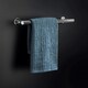 image 2 of Cosmic Wall Mounted Towel Rail Chrome Design & Round Shape Grey for Bathroom
