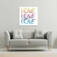image 2 of Love California (Canvas Print) 77 x 77 x 4cm