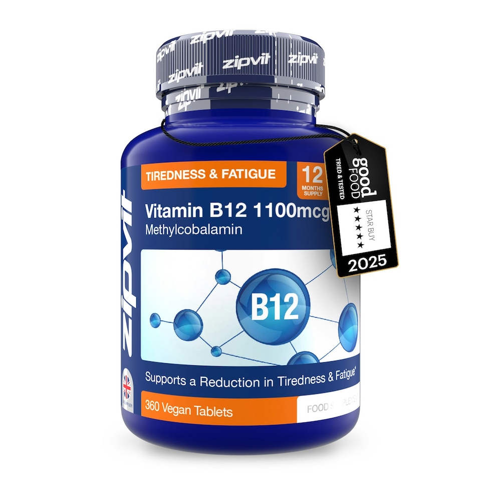 image 1 of Zipvit Vitamin B12 1100mcg, Energy & Immunity Support, 360 Vegan Tablets, 12-Month Supply