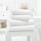 image 4 of Ribbed Absorbent 100% Cotton Rialto Supersoft Towels