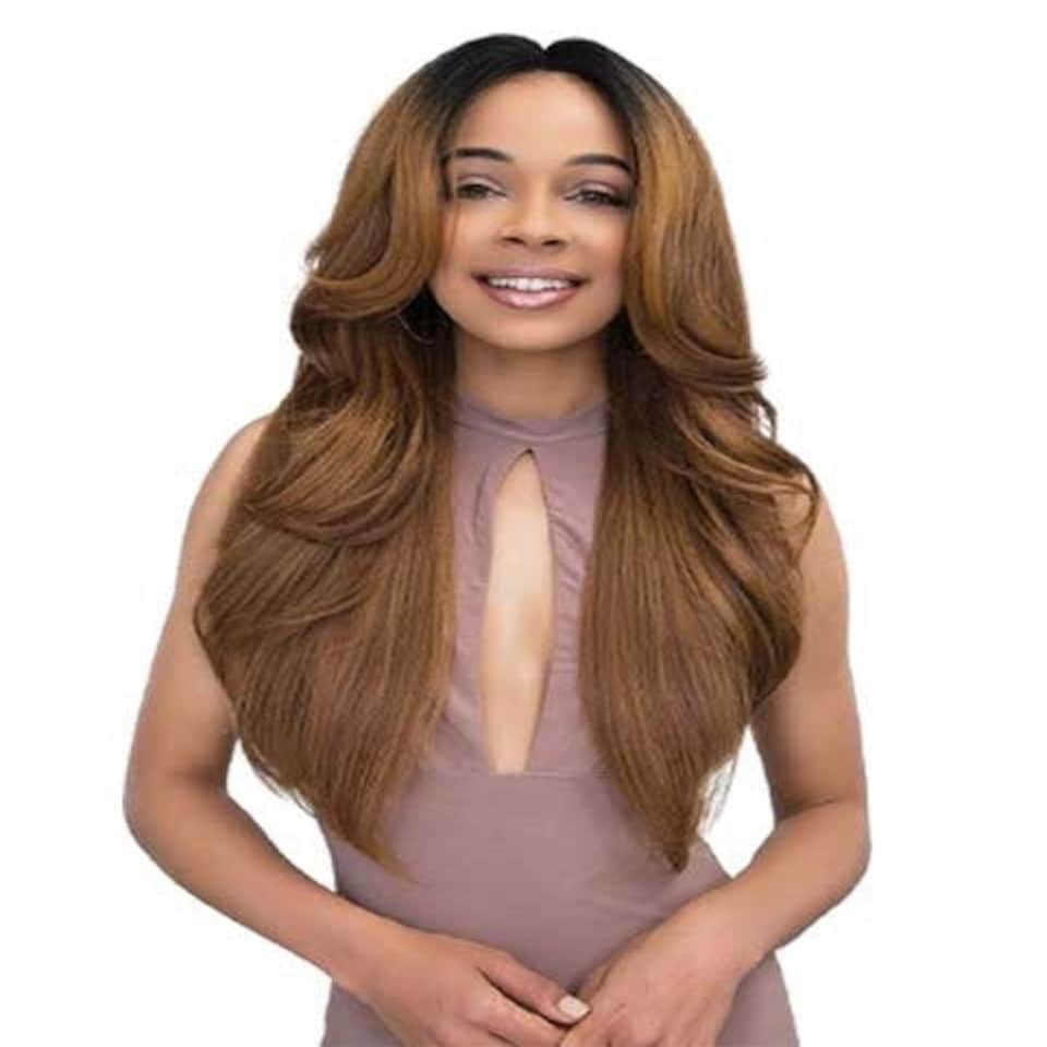 Janet Collection Extended Deep Part Syn June Lace Wig Multi | 613 | One Size