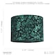 image 7 of Floral Decorated Forest and Emerald Green Velvet Fabric Shade with Inner Lining | Green