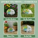 image 4 of Solar Hedgehog Statue Garden Ornaments