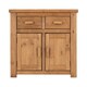 image 3 of Tortilla 2 Door 2 Drawer Sideboard - L46.5 x W102 x H83 cm - Distressed Waxed Pine Brown