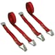 image 1 of 2pk Cam Buckle Strap Stainless Steel 3.7m Tie Luggage Straps Marine Grade Claw Hooks