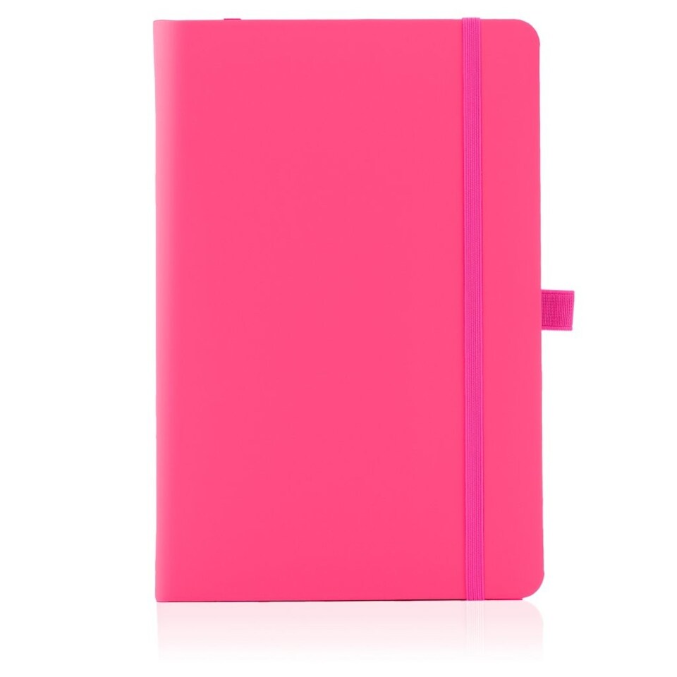 image 1 of Notes London A5 Wilson Lined Page Notebook Neon Pink