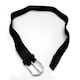 image 2 of Coco Equestrian Black Unisex Adult Woven Elastic Fabric Braided Canvas Horse Riding Stretch Belt Black