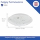 image 6 of Traditional Classic Opal White Glass Flush Ceiling Light with Crystal Drops | White | White | 1