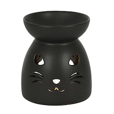 Something Different Cat Oil Burner - Black - One Size