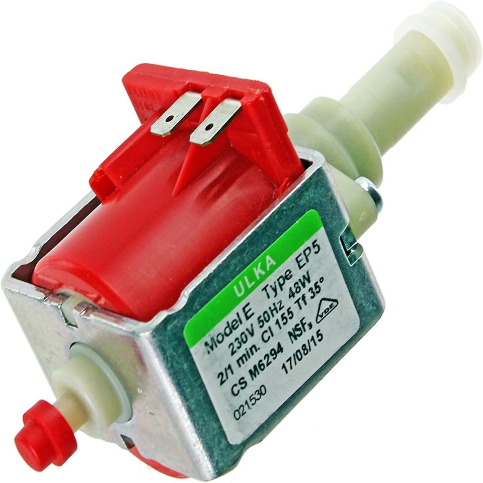 image 1 of SPARES2GO 48W Vibration Water Pump compatible with Delonghi Magnifica Coffee Machines (Fits ULKA EP5)