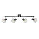 image 4 of ValueLights Angus Spotlight 4 Way Grey Ceiling Bar Spotlight