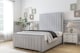 image 2 of Sloomy Pemberton Silver Naples Deep-Sided Bed Frame With 50" Upholstered Headboard 2'6 Small Single