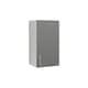 image 1 of JD Greta Kitchen Wall Unit 400mm Storage Cabinet With Doors and Shelf 40cm - Grey Matt