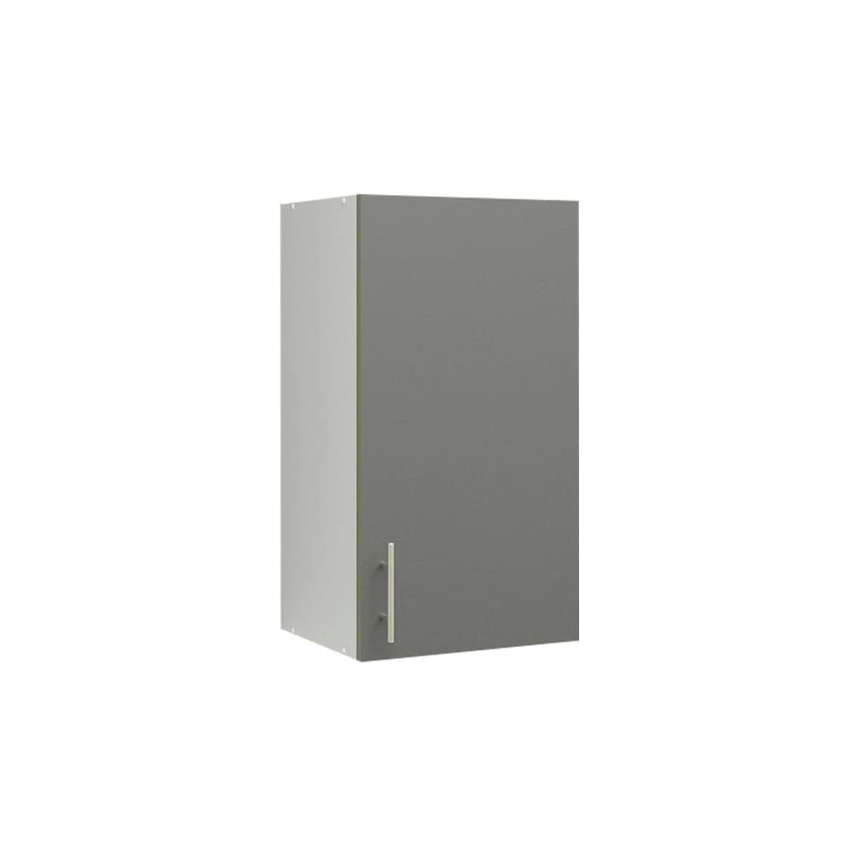 image 1 of JD Greta Kitchen Wall Unit 400mm Storage Cabinet With Doors and Shelf 40cm - Grey Matt