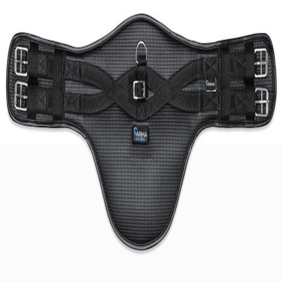 image 1 of Shires Anti Chafe Short Stud Guard Girth Black | Size: 30 Inch
Colour: Black