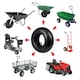image 5 of SPARES2GO Inner Tube 4.00x5 330x100 4.00-5 Wheel Barrow Trailer Mobility Scooter Cart Pneumatic x 4