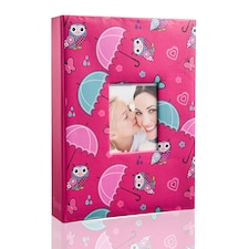 ARPAN Fashion Design Photo Album – Holds 200 Photos 5"x7" (13x18cm) with Front Window Cover – Slip In Memo Album for Family, Wedding & Travel Photos